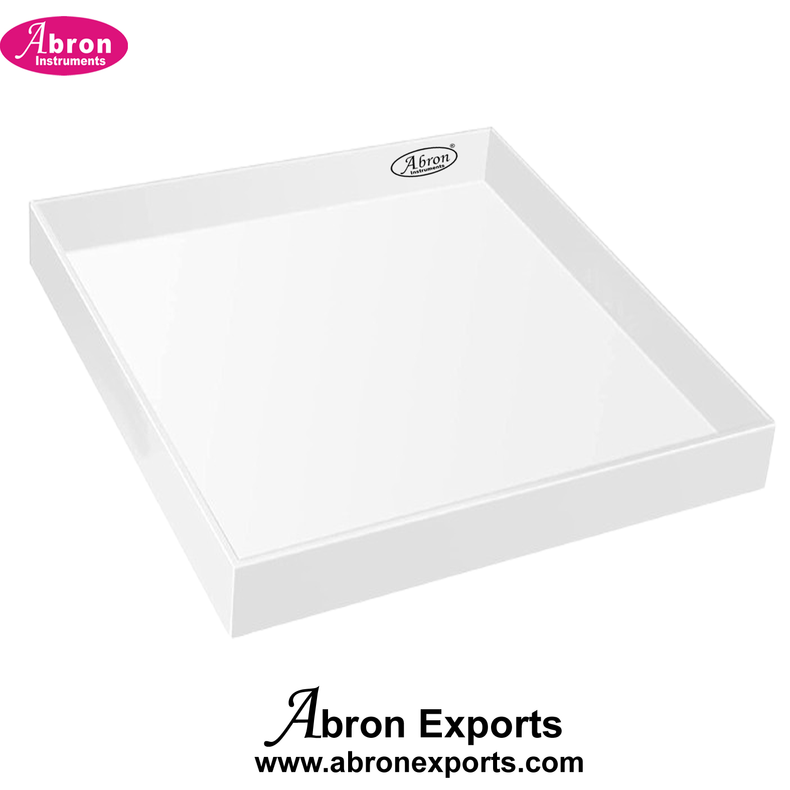 Tray Plastic Acrylic Big Size 600x600x20 mm or 40mm Acrylic Plastic 10pc Abron AB-558T60A 